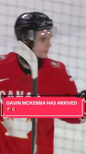 GAVIN MCKENNA HAS ARRIVED 🚨🇨🇦 #WorldJuniors #fyp #viral #sports #hockey