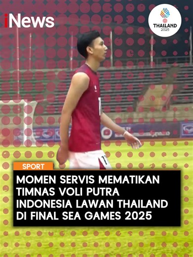 Momen Menegangkan Timnas Voli Putra Indonesia vs Thailand