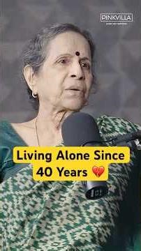 Usha Nadkarni 💔 On living alone for 40 Years 😨😥 #shorts #lonely #marathiactress