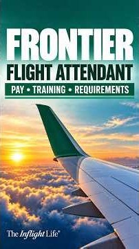Frontier Flight Attendant: Starting Pay, Training, Requirements & Bases #flightattendant