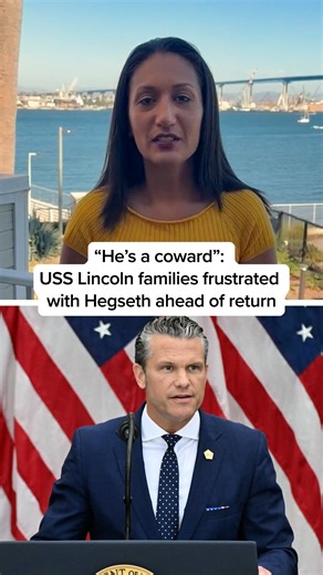 'He's a coward': USS Lincoln families frustrated with Hegseth ahead of return