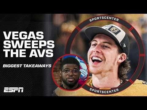 VEGAS ADVANCES TO STANLEY CUP FINAL 🤩 + What went wrong for the Avs? | SportsCenter