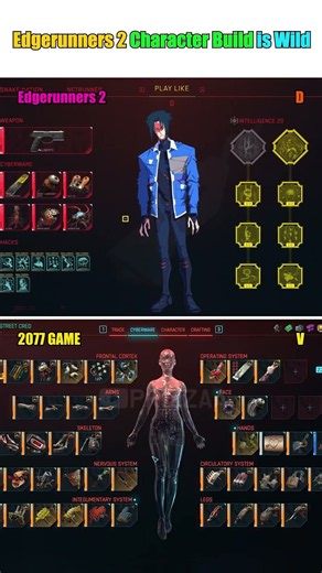 Edgerunners 2 Character Build is Wild #CyberPunk2077 #EdgeRunners2