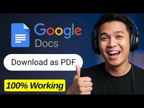How to Export Google Docs to PDF Format | How To Convert Google Doc To Pdf