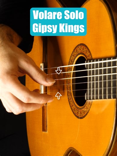 Volare 🔥 Gipsy Kings Guitar Solo | Tutorial Tabs When you can’t sing but still want to play Gipsy Kings 👑 One of my Rumba Solo arrangements from the Rumba Kings ❤️ #guitarra #gitarre #classicalguitar #violao #classicalguitar