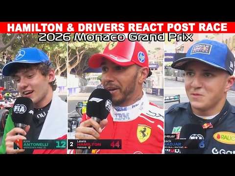 Lewis Hamilton & Drivers React Post Race | 2026 Monaco Grand Prix | F1 Interview