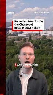 Going inside the Chernobyl nuclear power plant, 40 years on from the disaster. #BBCNews