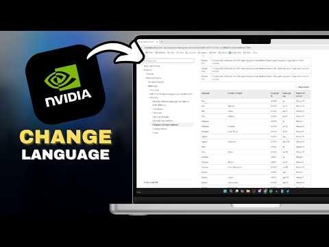 How To Change Language In NVIDIA Control Panel in SECONDS!