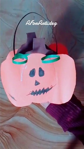 DIY Halloween Pumpkin Gift Box 🎃🎁 | Paper Pumpkin Basket for Halloween