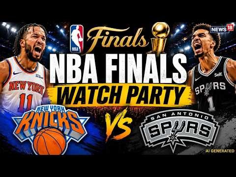 NBA Finals Watch Party LIVE | New York Knicks vs San Antonio Spurs | Game 3 Reaction & Commentary