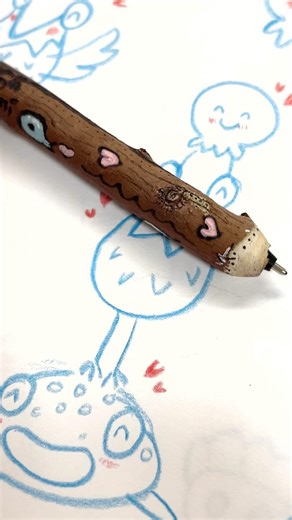 Pen pyrography 🔥✨