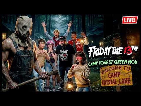 🔴 FLIRTING WITH FEAR!! SHIRTLESS JASON SKIN UNLOCKED (LVL 233+) CAMP FOREST GREEN PC MOD LIVE!!