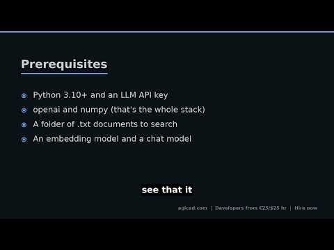 Build RAG Over Your Own Docs in Python (with citations)