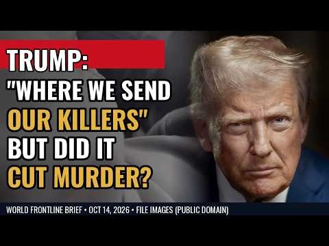 TRUMP'S BRUTAL Post: "Where We Send Our KILLERS" — Did a Mega-Prison REALLY Crash Murder?