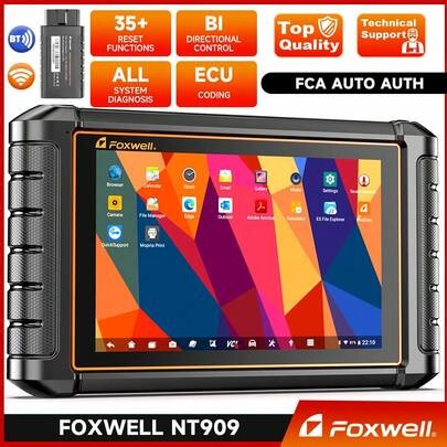 New Bidirectional Scan Tool Foxwell Code Reader All System Car Diagnostic Tool For All Cars And Trucks, Obd2 Scanner Support Ecu Coding For B-MW E Chassis, Wireless VCI Scanner, CAN FD/DOIP, 30+ Resets, FCA AutoAuth, V.A.G Guide | SHEIN