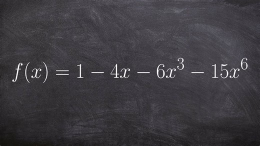 Determine end behavior of a polynomial