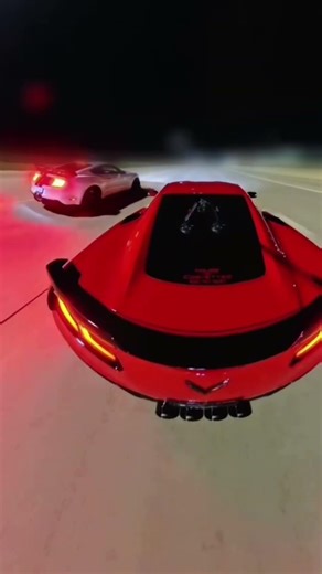 Mustang GT500 vs Corvette Z06… This Got Crazy Fast! #mustang #corvette