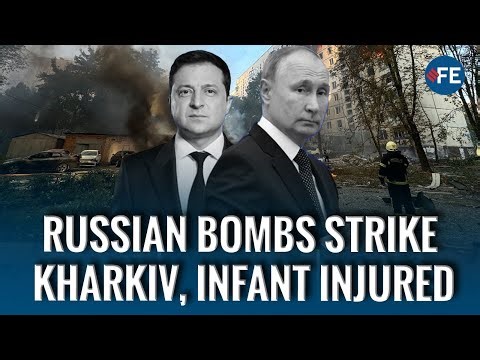 WATCH: 'Very Loud Explosion’: Russian Guided Bombs Hit Central Kharkiv Road | Russian Ukraine War