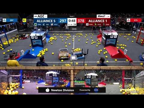 Final 2 - FIRST Championship - FIRST Robotics Competition - Newton Division presented by NASA