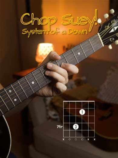 Chop Suey! guitar tutorial - System of a Down (easy lesson)