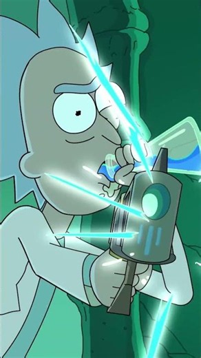 Rick Sanchez vs. Alien Army! 🔫👽 #rickandmorty #shorts # #trending