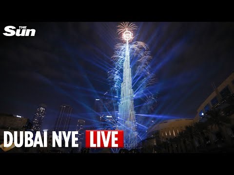 LIVE: Dubai welcomes New Year with a stunning fireworks display at the famous Burj Khalifa