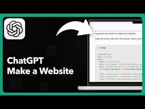How to Create a Website with ChatGPT (No Coding)