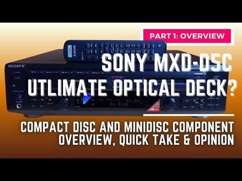 Sony MXD‑D5C Review: The Ultimate CD + MiniDisc Combo Deck? Overview: Pt 1