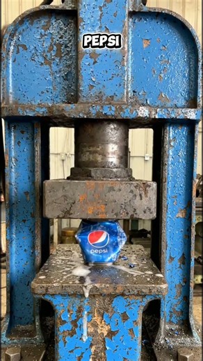#crush Hydraulic Press vs Soft Drinks 🥤💥 Crushing Soda Cans | Satisfying #asmr #crushingtime #crush