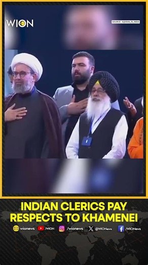 Indian Religious Delegation Pays Tribute To Ayatollah Ali Khamenei | WION Shorts