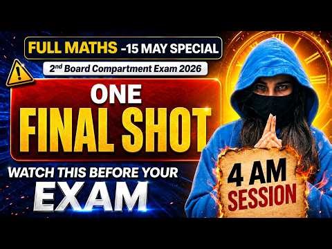 Class 10 Maths 2nd Board Exam | One LAST Revision 🔥| Must Watch Before Exam 🚨 | Shikha Ma'am