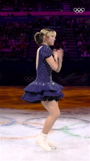 We're still not over Alysa Liu's iconic gala show intro at #MilanoCortina2026! ✨ #Olympics