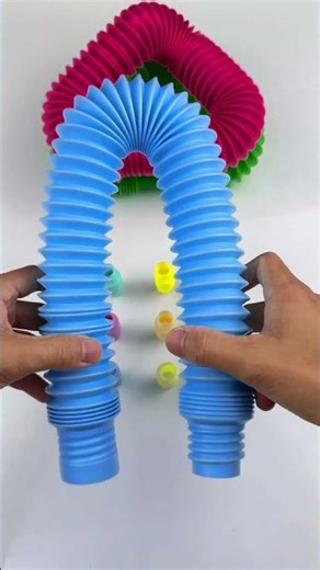 Creating Insideout ASMR Relaxing POP-TUBE #diy #satisfyingvideos #relaxing #oddasmr #poptubesounds