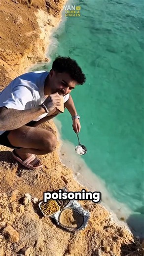 Ocean salt isn’t always safe ⁉️💀 #nature #salt #food
