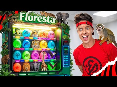 COMPREI UMA MÁQUINA DE VENDAS AUTOMÁTICA DE ANIMAIS DA FLORESTA! *Dark web