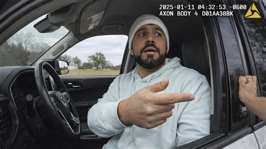 Drunk driver passes out during traffic stop