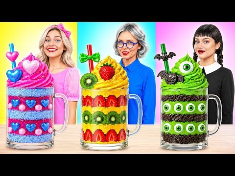 Barbie vs Wednesday Cooking Challenge | Funny Food Recipes by Multi DO Challenge