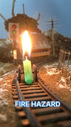 TOY TRAIN VS FIRE HAZARD 💥 🚂 ⚡️