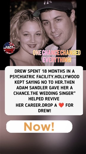 How Adam Sandler Helped Revive Drew Barrymore’s Career ❤️🔥 #DrewBarrymore #AdamSandler