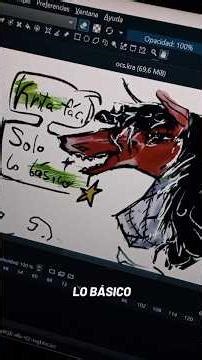 krita no es tan difícil, lo juro 🥀 mini tutorial de cómo lo utilizo #dibuj #kritatutorial #animation