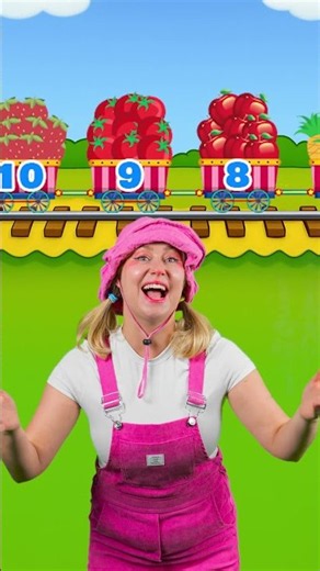 Counting with Veggie Trains 🚅🍆🥦 Repeat Numbers after Me!