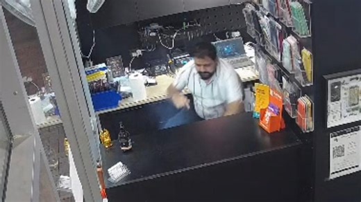 Watch: Moment exploding phone sparks emergency in CBD