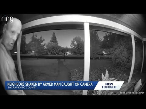 Arden residents alarmed after man with knife caught on doorbell cameras