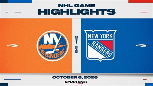 NHL Highlights | Islanders vs. Rangers - October 6, 2026