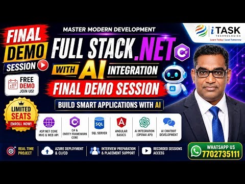 🚀 Full Stack .NET with AI Integration | Demo Session | ASP.NET Core MVC, Web API, OpenAI, Chatbot