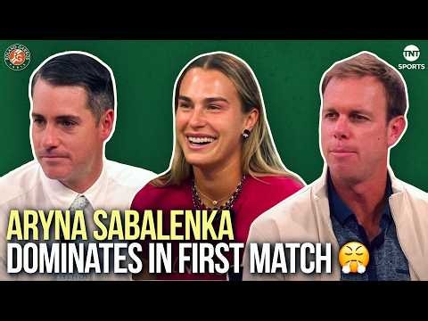 Aryna Sabalenka Wins First Match in Straight Sets 🎾🔥