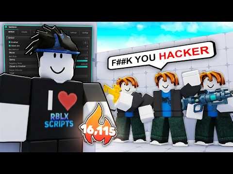 Trolling with HACKS until I Get BANNED in Roblox Rivals Script..