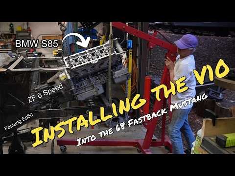 V10 Engine Installation for some fitment tests