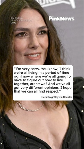 Keira Knightley has admitted she was "not aware" of the fan boycott against J.K