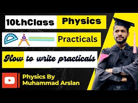 10thClass Physics Practicals Instructions | How to write practical #exam #board #fypシ゚viral #physics
